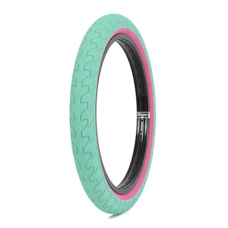 RANT Squad tire (teal/pink)