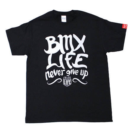 BMX LIFE Never give up (black/grey)