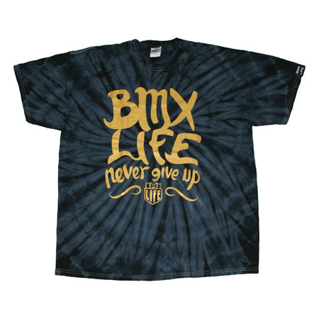 BMX LIFE Never give up Tie Dye (black)