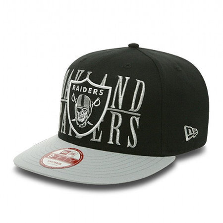 NEW ERA Step Over Oakland Raiders 9FIFTY Snapback (black)